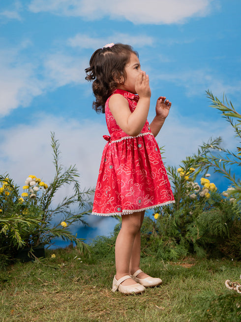 Girl's' Pink Dress